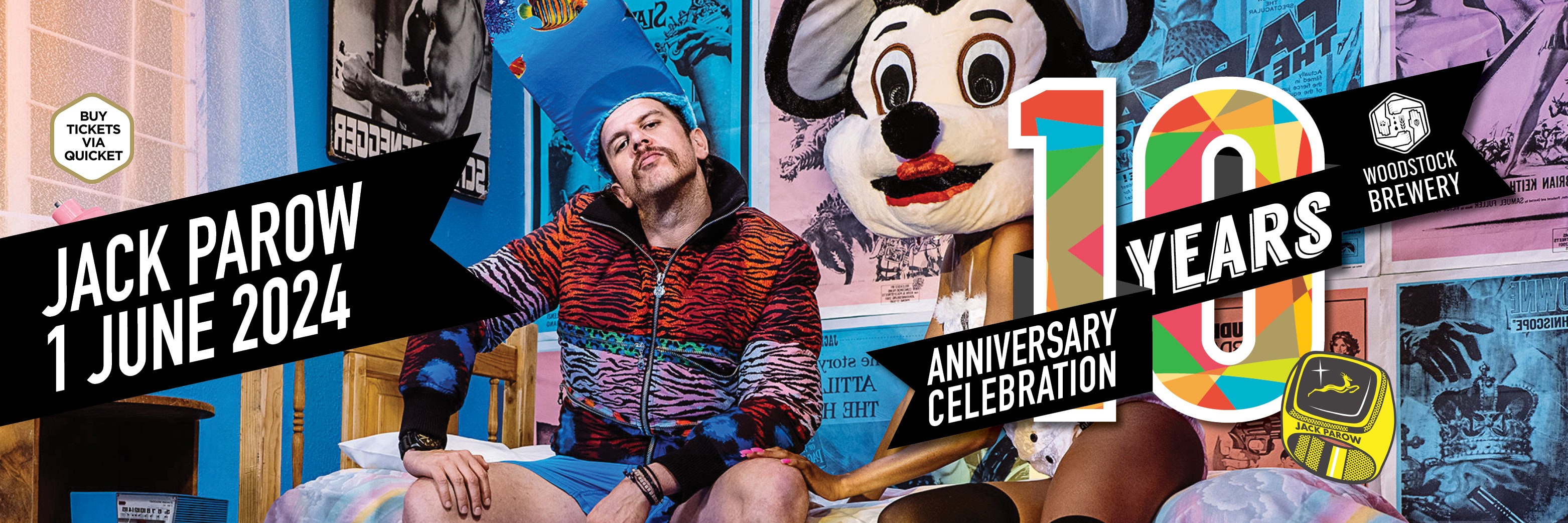 Woodstock Brewery 10th Birthday with JACK PAROW