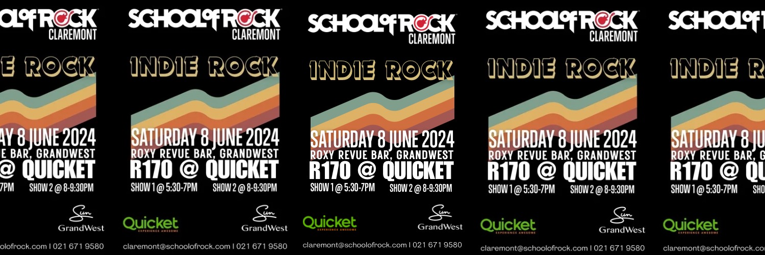School of Rock Claremont Indie Rock Adult Gig