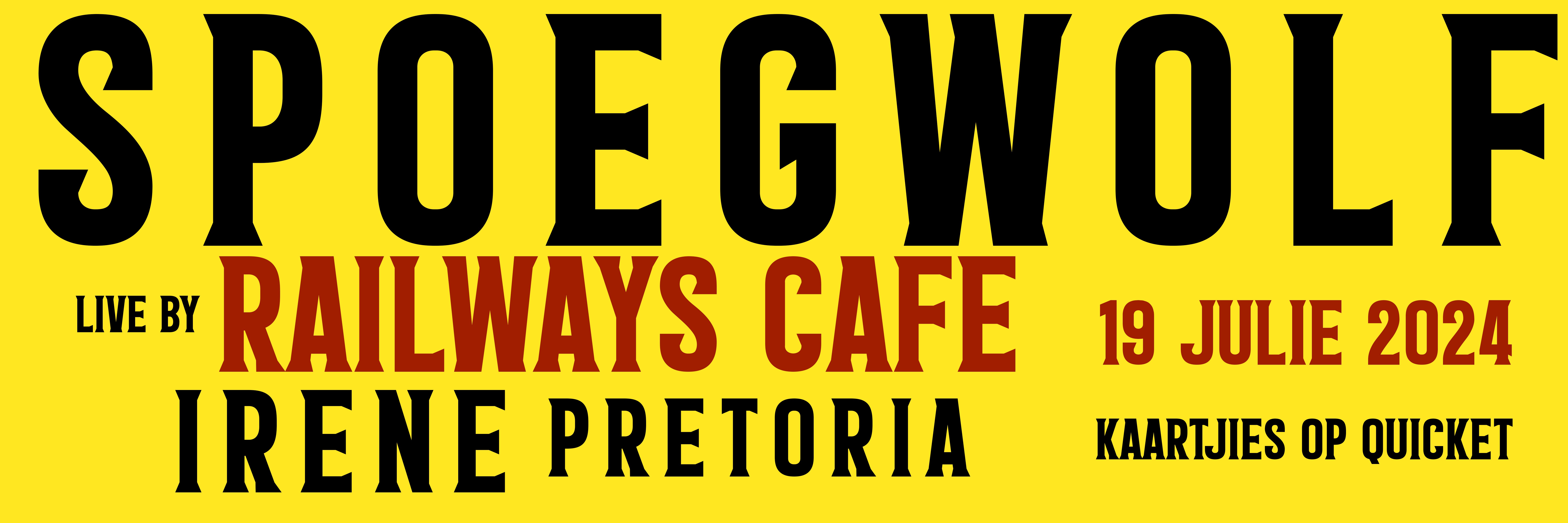 Spoegwolf live by Railways Cafe