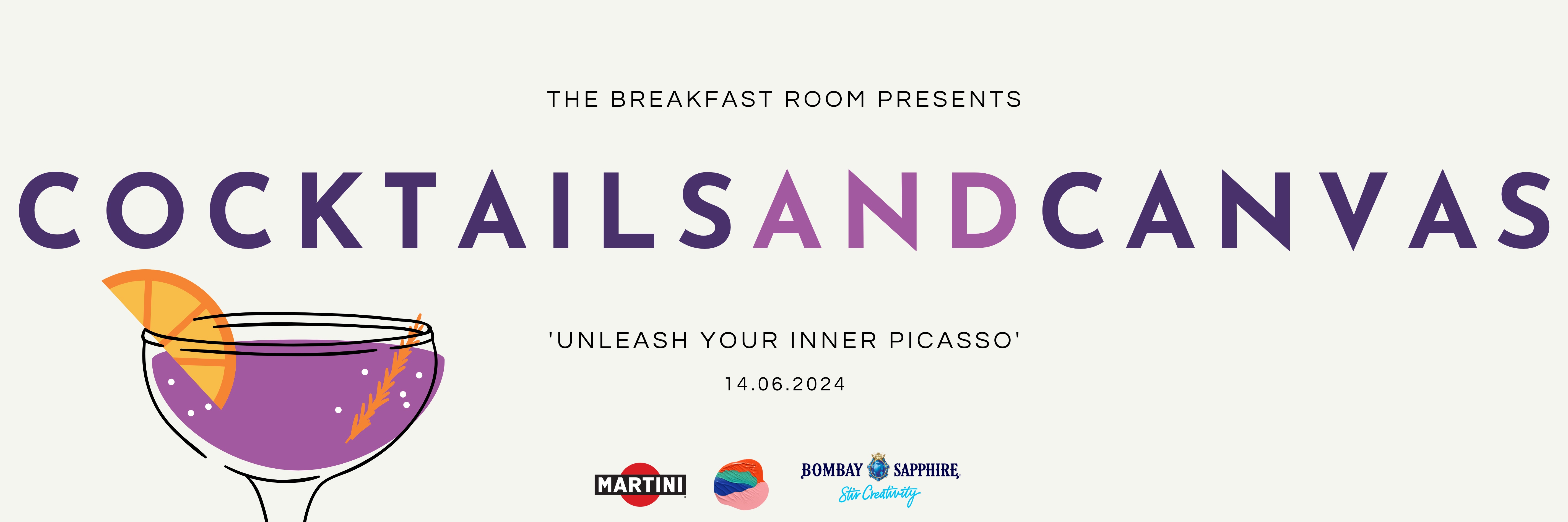 Cocktails and Canvas at The Breakfast Room