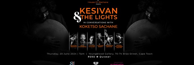 Kesivan and The Lights live at Young Blood Art Gallery, Cape Town