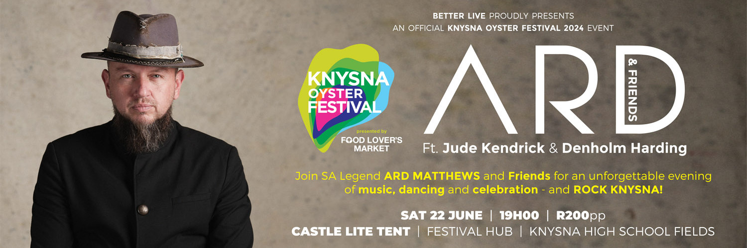 ARD MATTHEWS live at the Knysna Oyster Festival