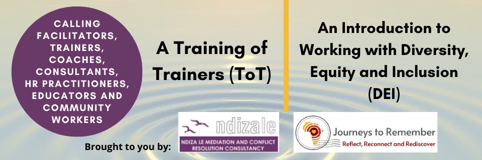 An Introduction to Working with Diversity, Equity and Inclusion (DEI) - Training of Trainers