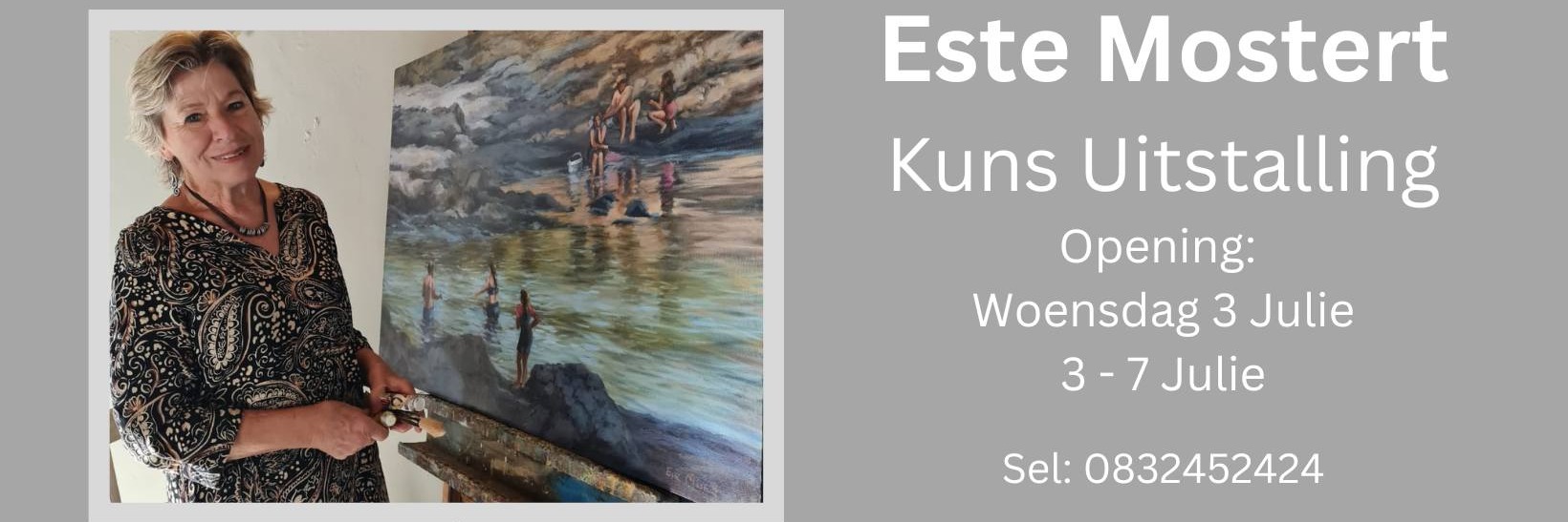 Este Mostert Kunsuitstalling - Openings geselligheid