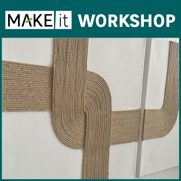 Using Rope On Canvas Book tickets for How to make a jute rope artwork on a canvas