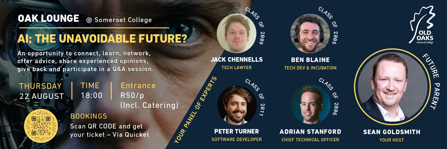 AI; The Unavoidable Future? (Oak Lounge - 22 August 2024)