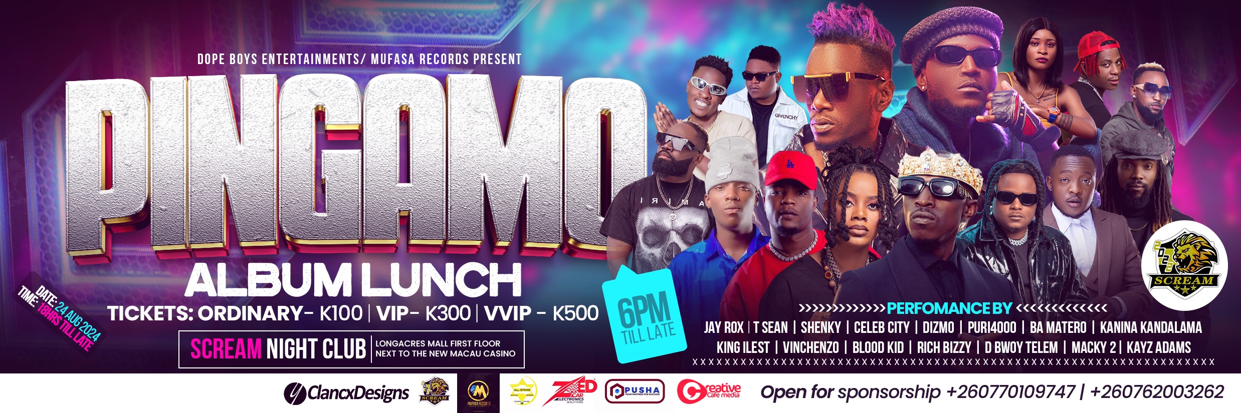 PINGAMO ALBUM LAUNCH DOPE BOYS