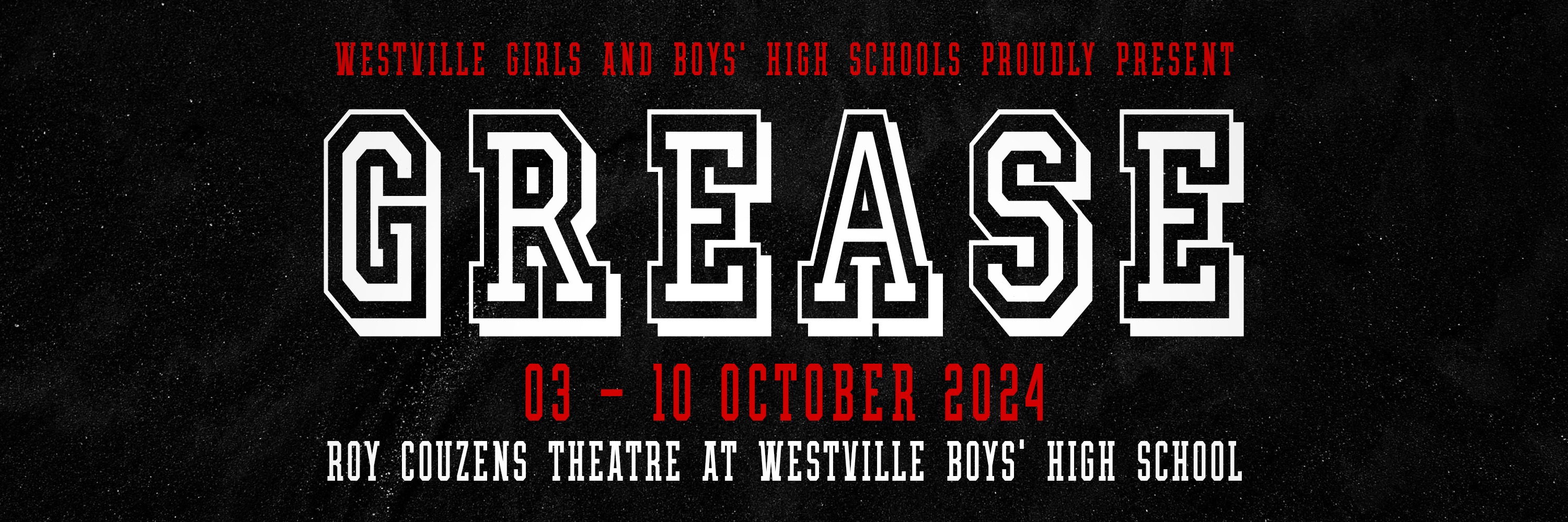 Book tickets for Westville Girls’ and Westville Boys’ High Schools