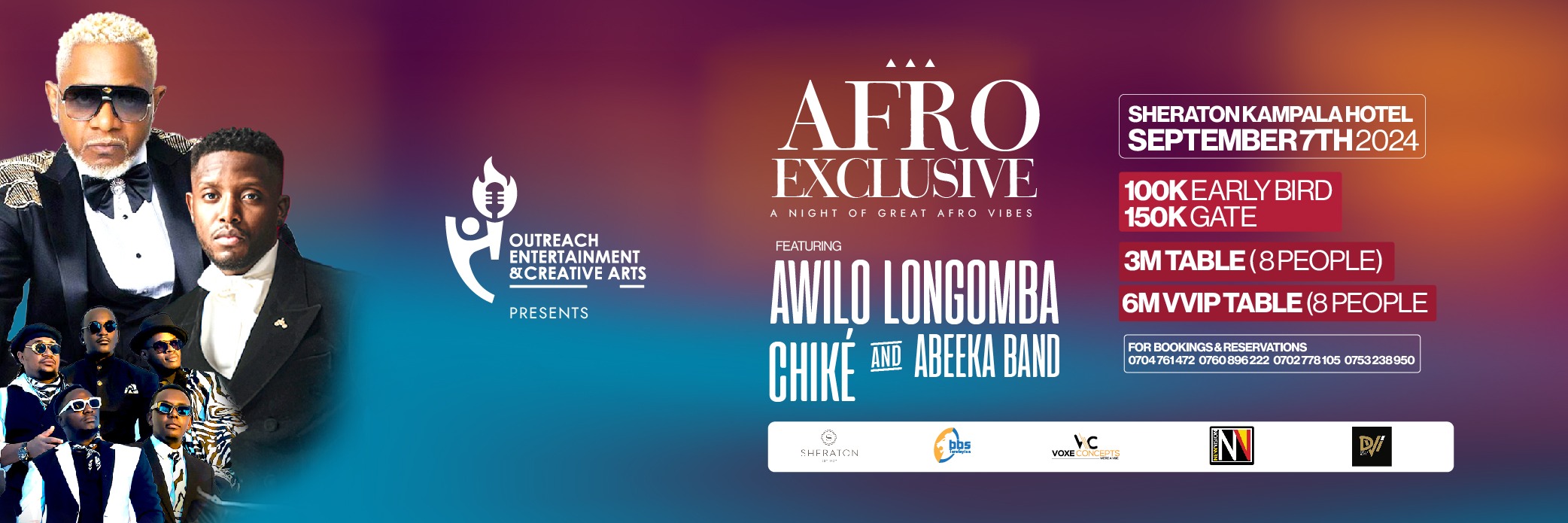A NIGHT OF GREAT AFRO VIBES FT.AWILO LONGOMBA, CHIKE AND ABEEKA BAND