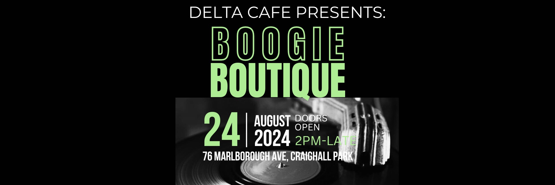 Delta Cafe Presents: Boogie Boutique