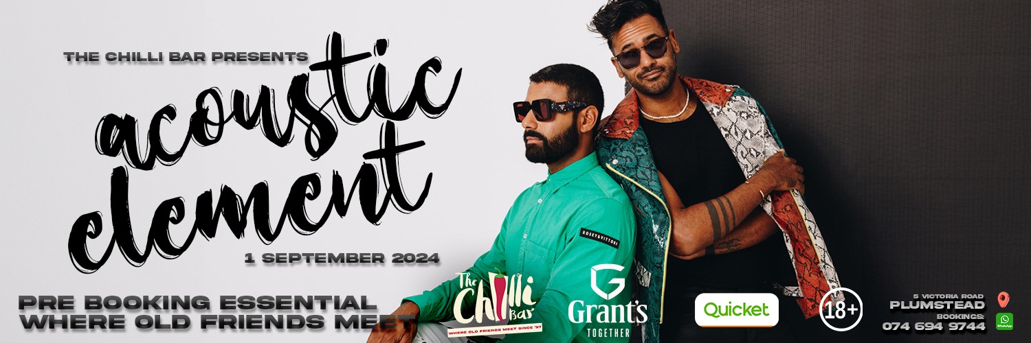 The Chilli Bar Season Opener ft Acoustic Element