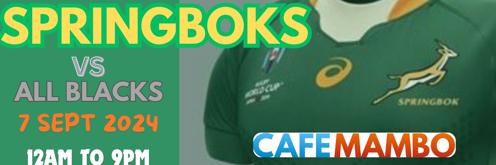 Cafe Mambo presents Springboks Supporters Unite