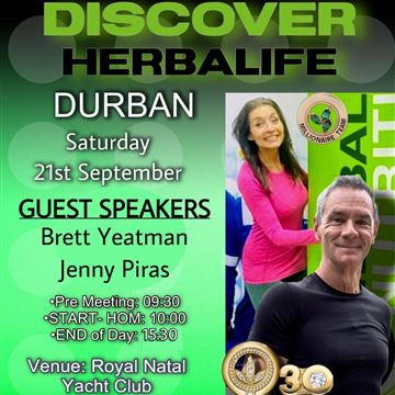 DISCOVER HERBALIFE - BBS - 21st SEPTEMBER - 2024 ROYAL NATAL YACHT CLUB photo 1