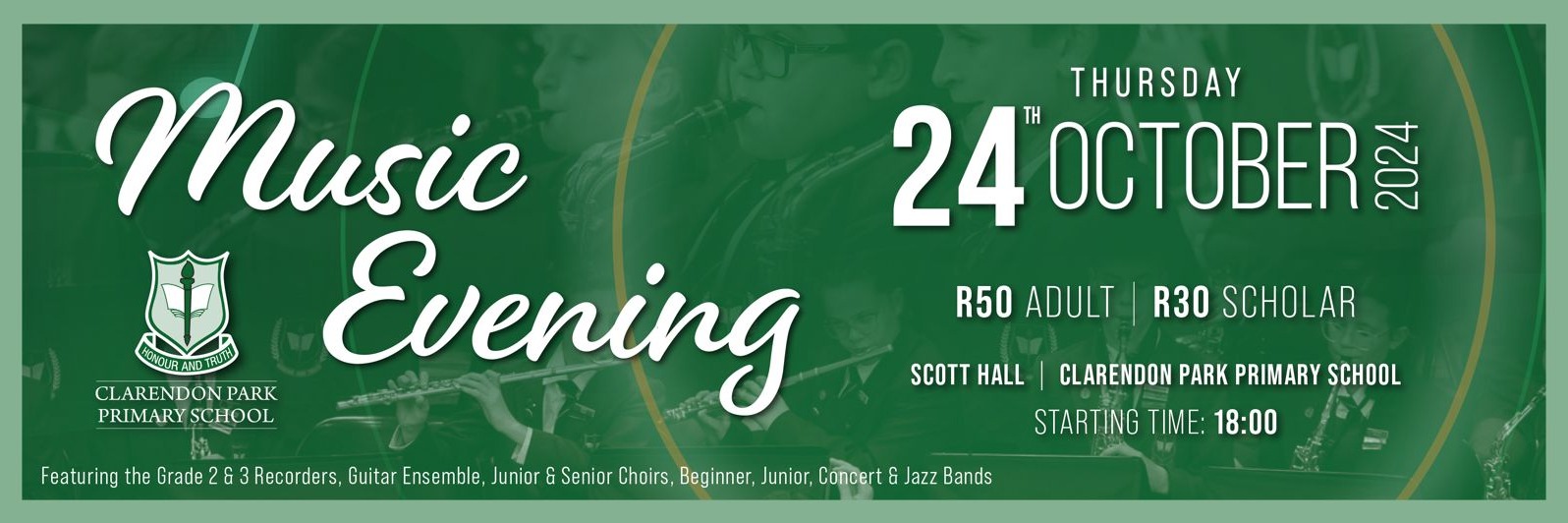 Clarendon Park Primary School Music Evening 2024