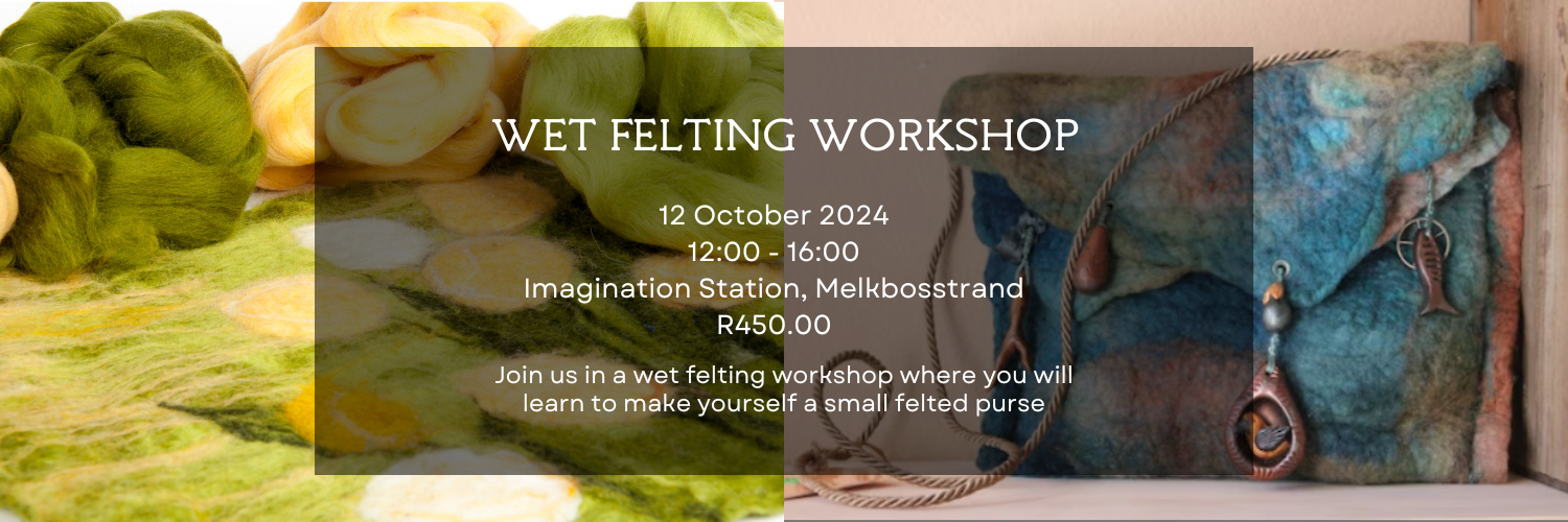 Wet Felting - Purse making
