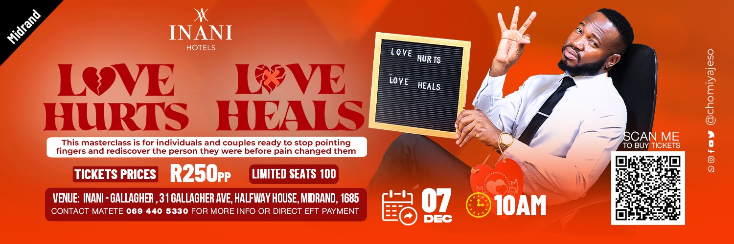Love Hurts Love Heals Masterclass MIDRAND