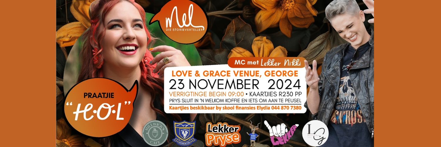 MEL die storieverteller Damesoggend aangebied deur Laerskool Blanco