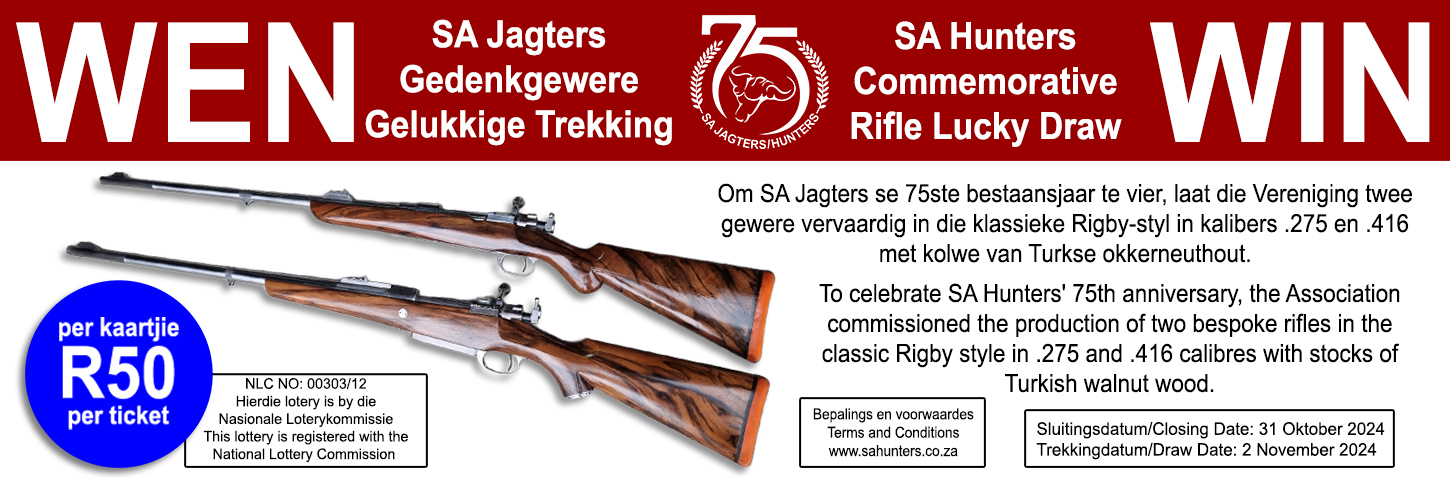 SA Jagters 75-jaar Gedenkgeweer Kompetisie: .275 (7 x 57) Rigby