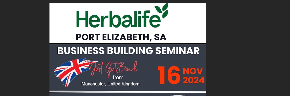 Herbalife Business Building Seminar - PE 16 Nov 2024