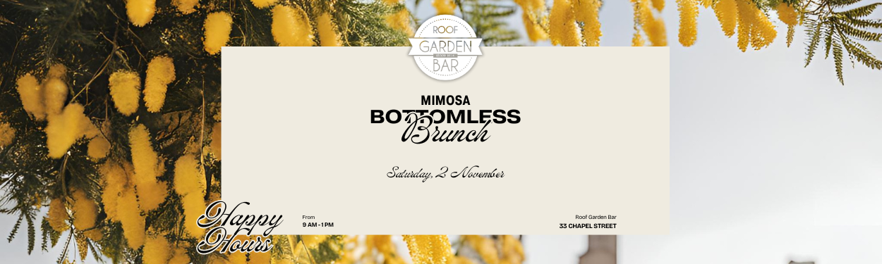 Mimosa Bottomless Brunch | 2 November