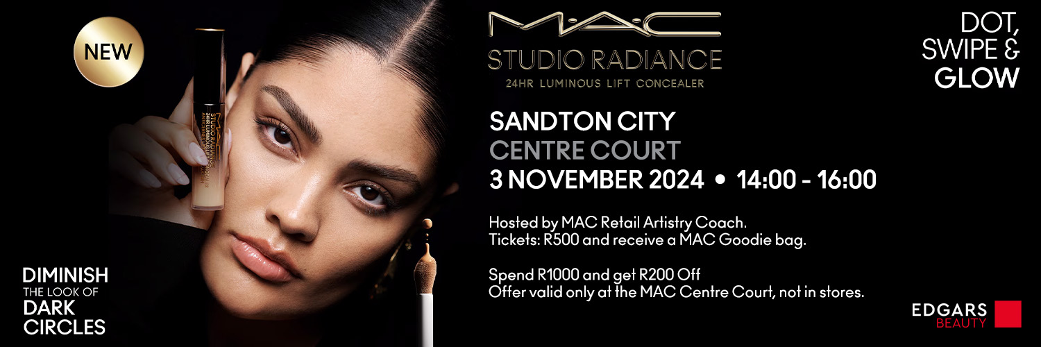 MAC Cosmetic Masterclass 3rd November 2pm