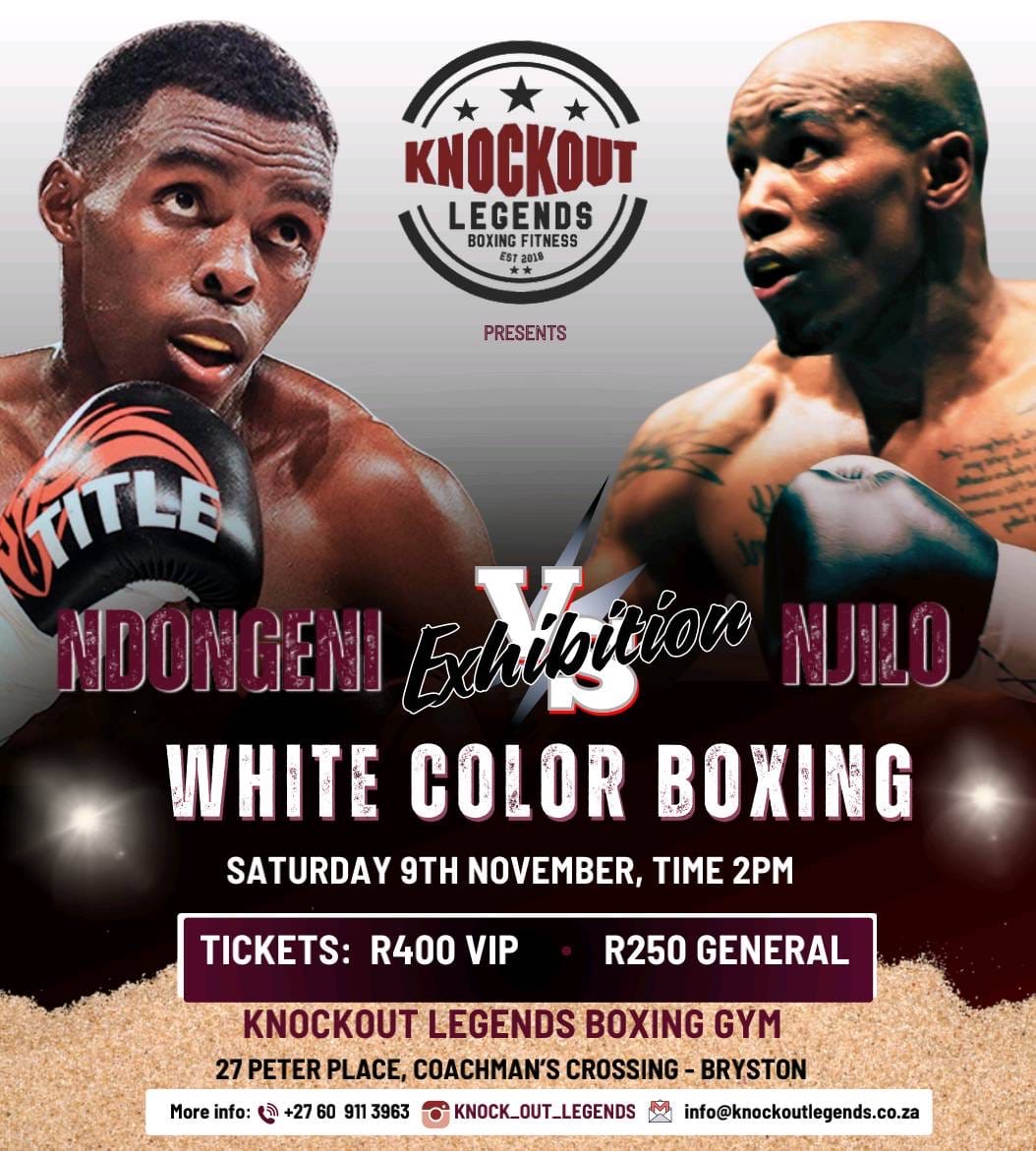 Knockout legends white collar