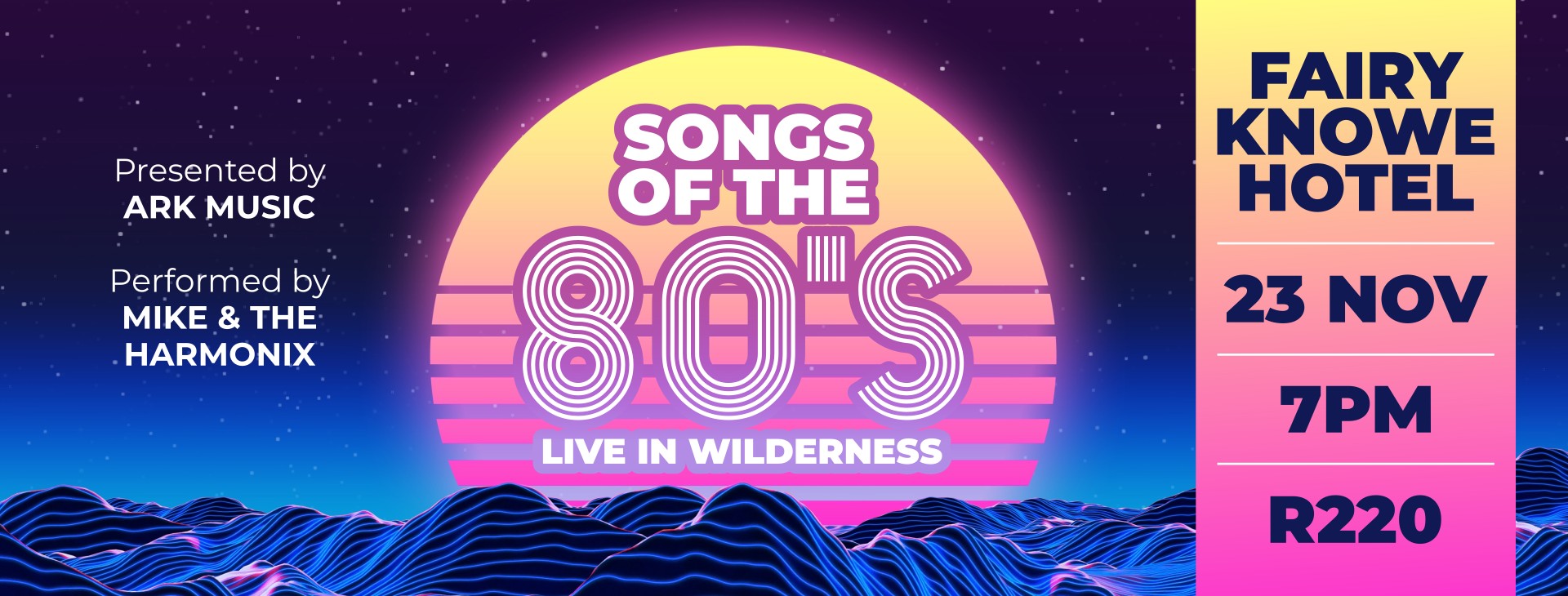 Songs of the 80's live in Wilderness