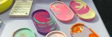 Jesmonite Mixing and Pouring