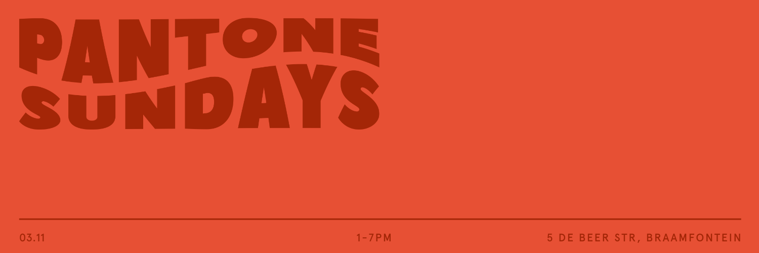 PANTONE SUNDAYS - CHANNEL ORANGE EDITION