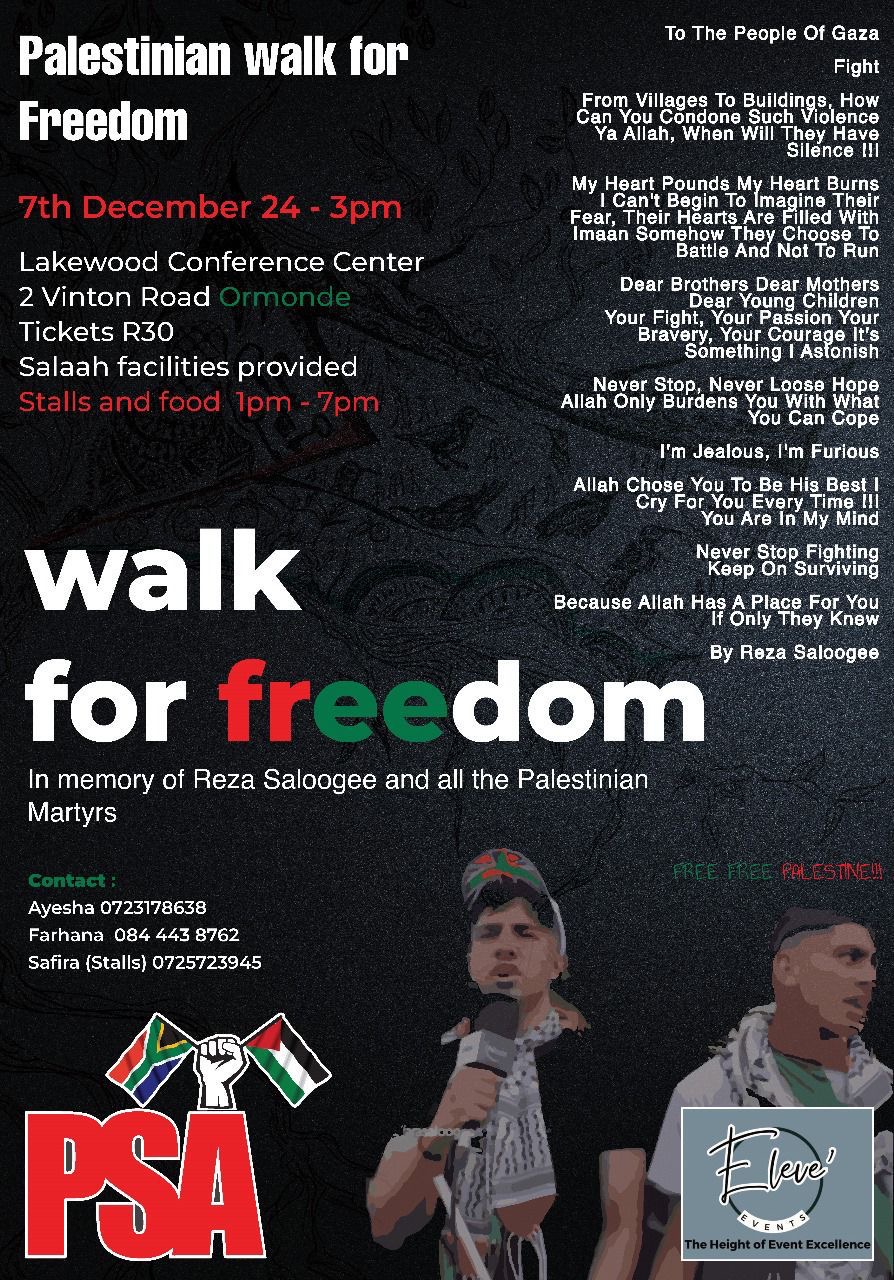 Walk for freedom- Ormonde