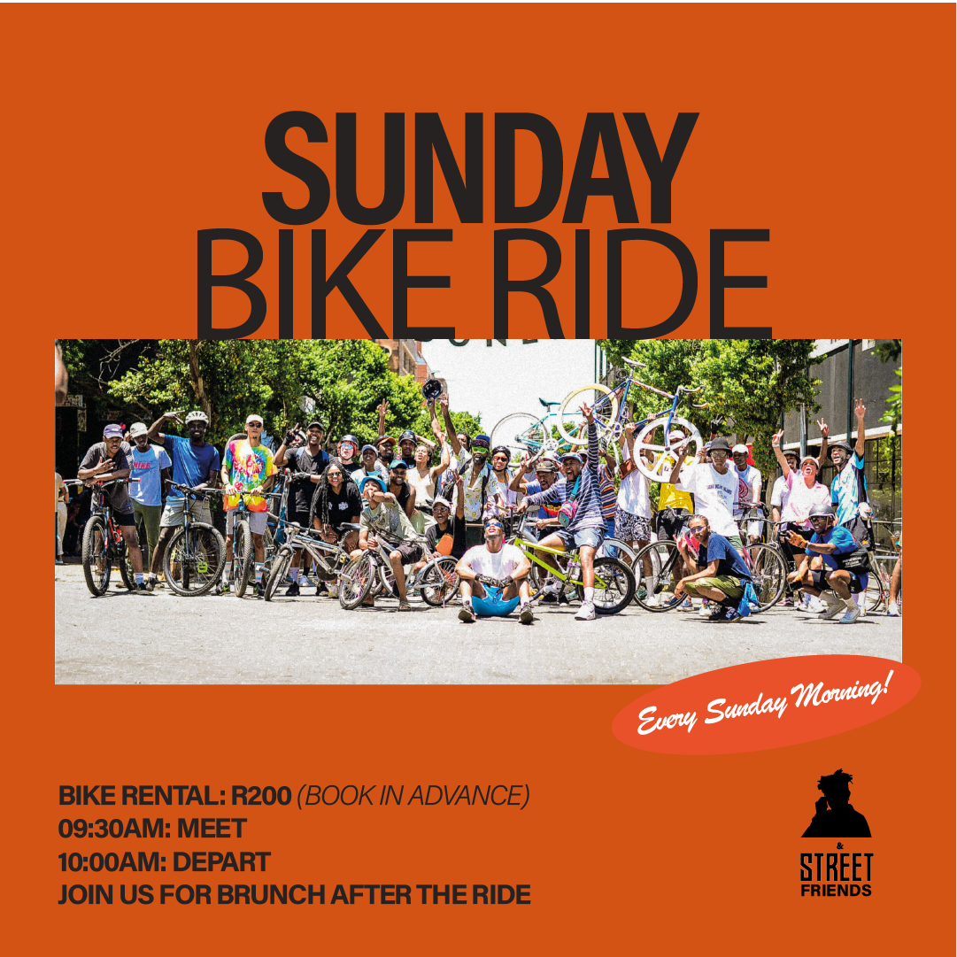 Book tickets for Sunday morning bike ride