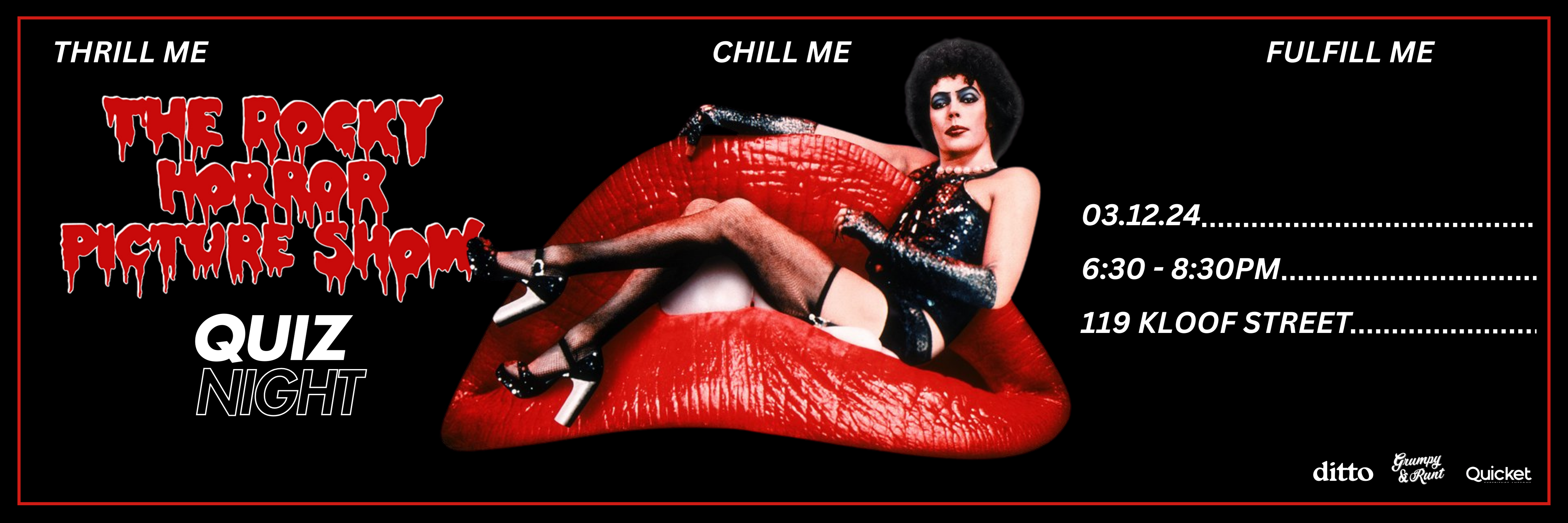 ditto x Grumpy & Runt presents: The Rocky Horror Picture Show Quiz Night!