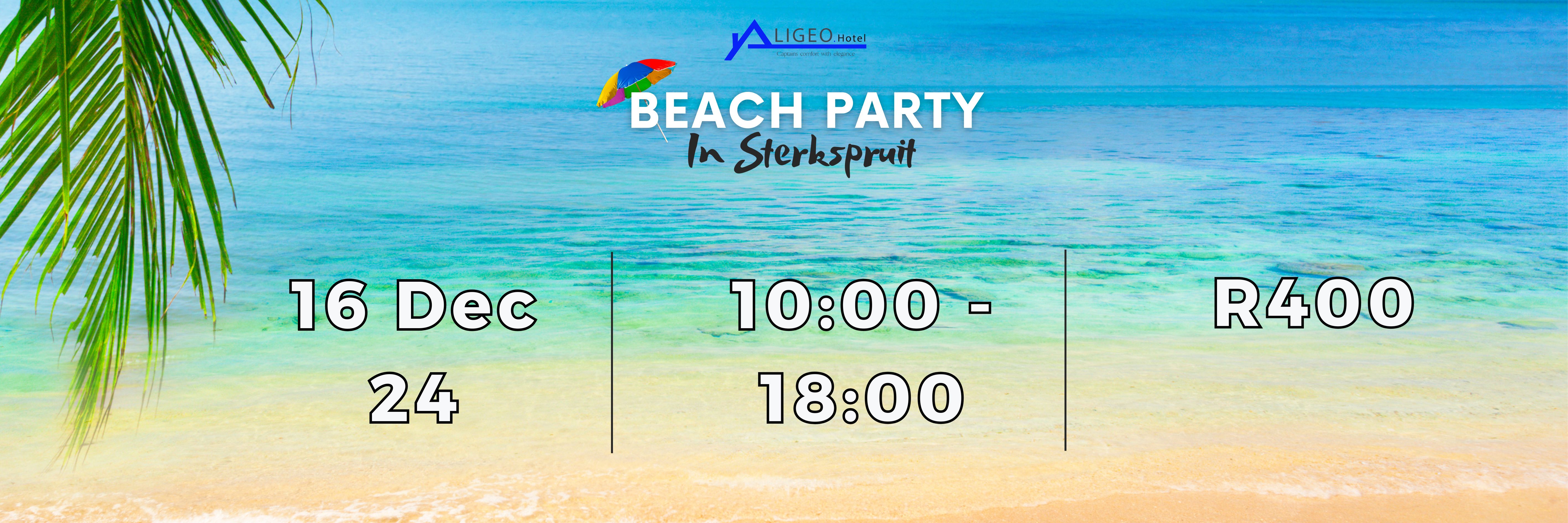 Beach Party in Sterkspruit