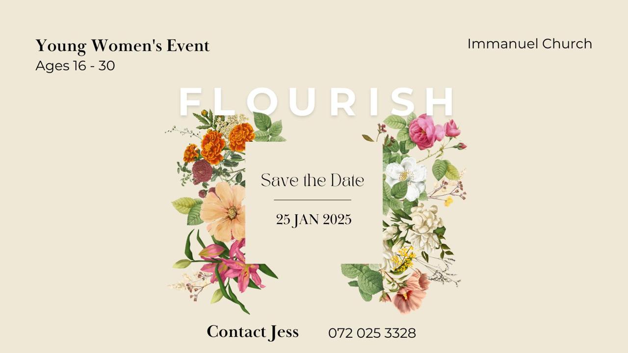 FLOURISH YOUNG WOMEN'S EVENT