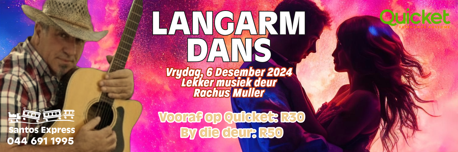 Langarm Dans saam met Rachus Muller by Santos Express