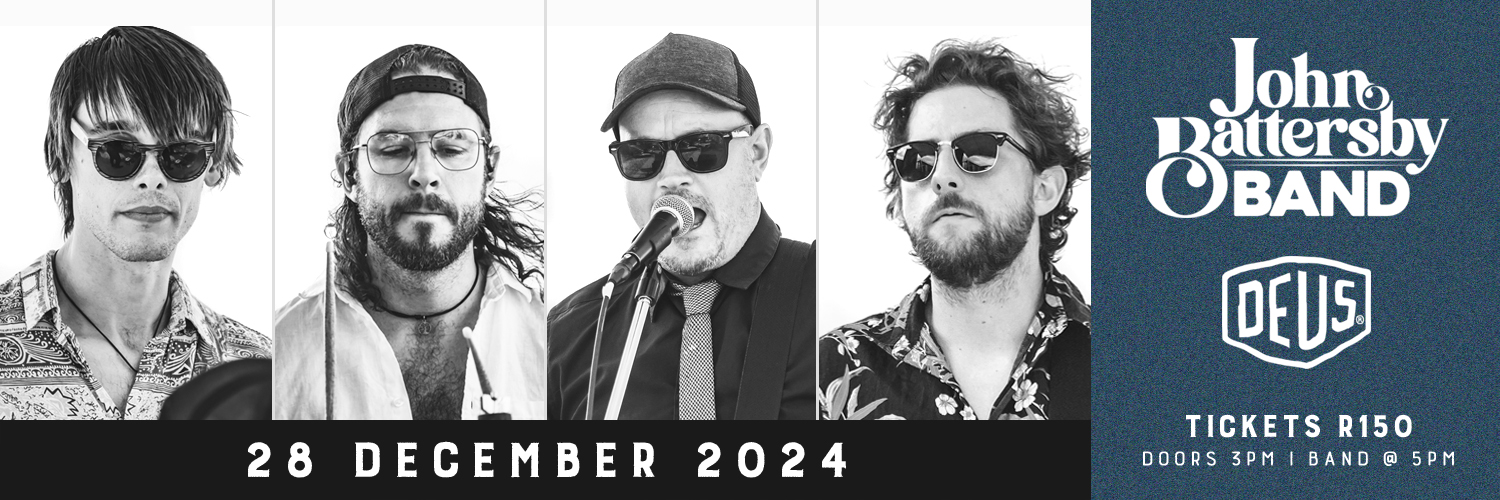 John Battersby Band live at Deus Ex Machina - Hout Bay