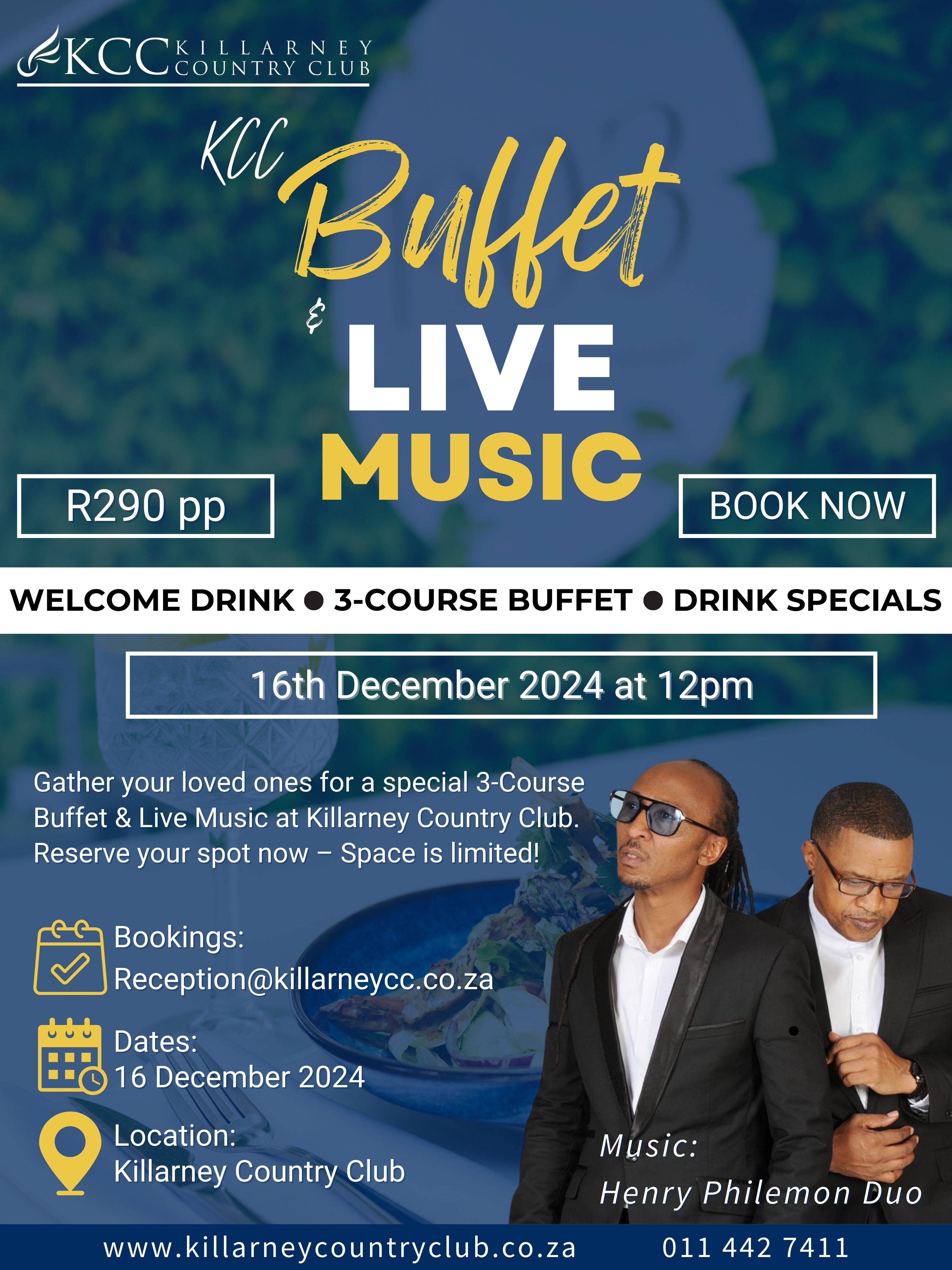 KCC Buffet and Live Music