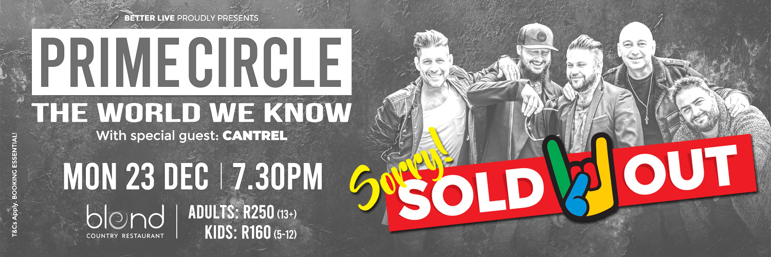 PRIME CIRCLE live in Knysna