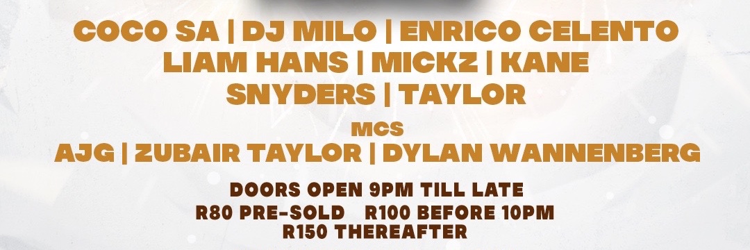 GROOVY NIGHTS ALL WHITE FINALE