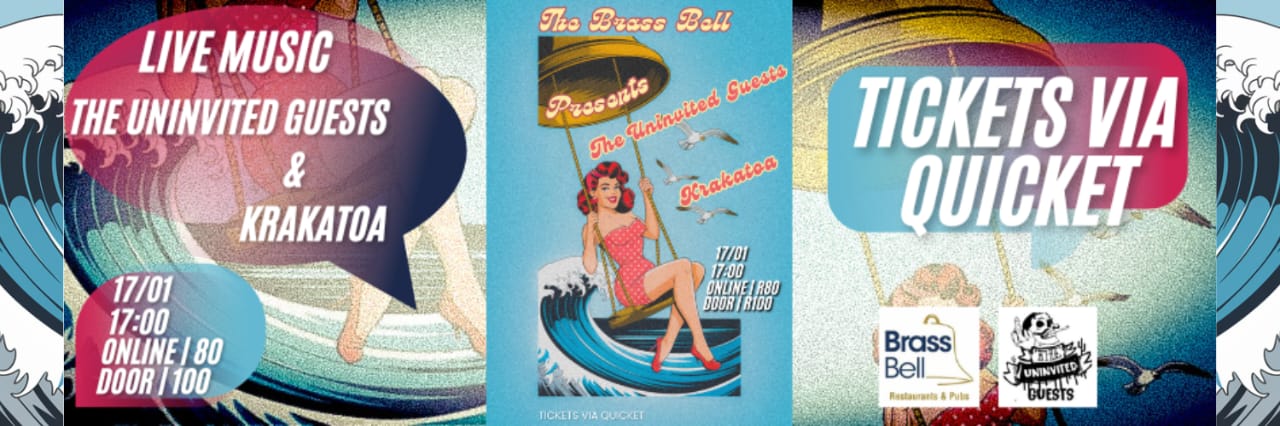 The Uninvited Guests + Krakatoa at Brass Bell