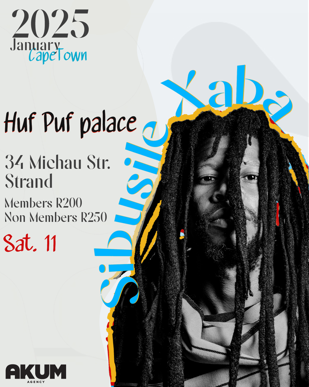 Sibusile Xaba live at the Huf Puf Palace
