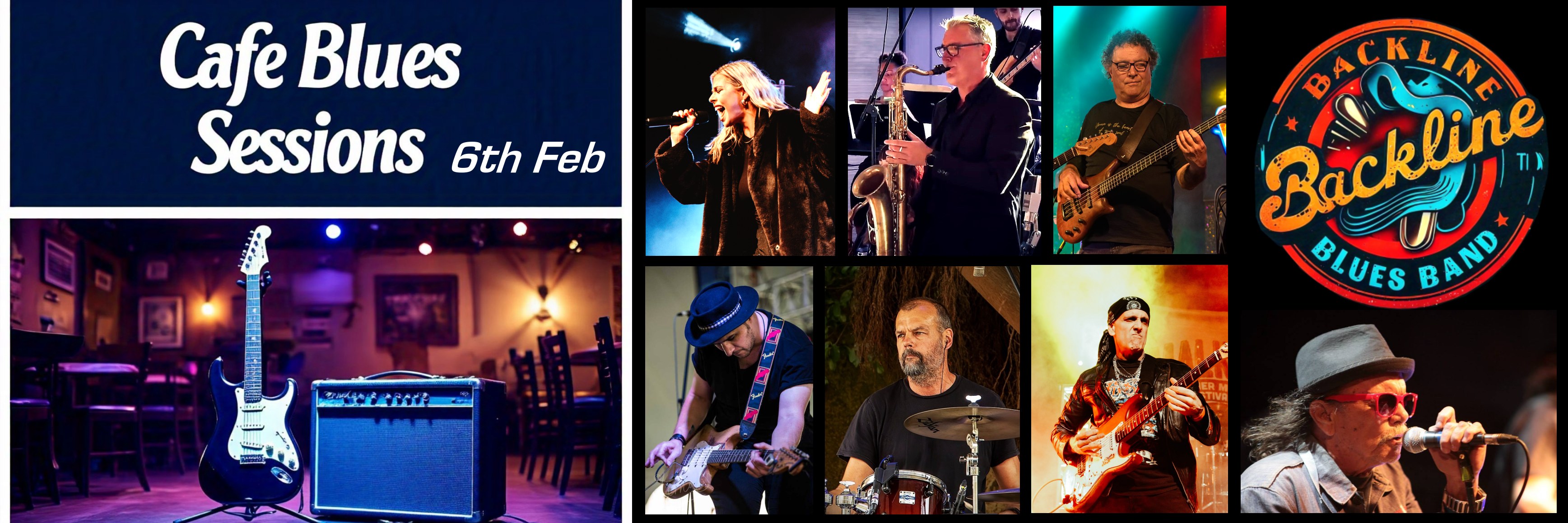 Café Blues Sessions - with the Backline Blues band!