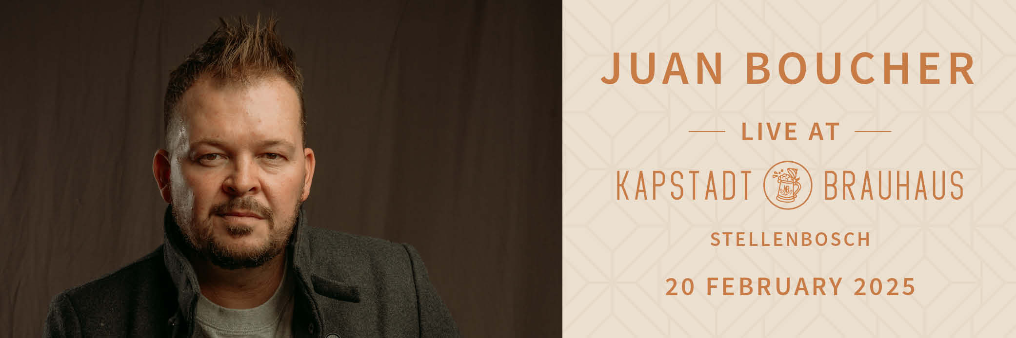 Juan Boucher live by Kapstadt Brauhaus Stellenbosch