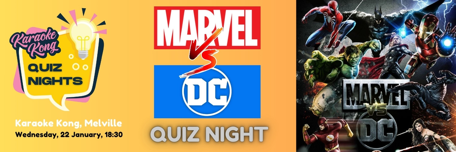 Marvel vs DC: Themed Quiz Night