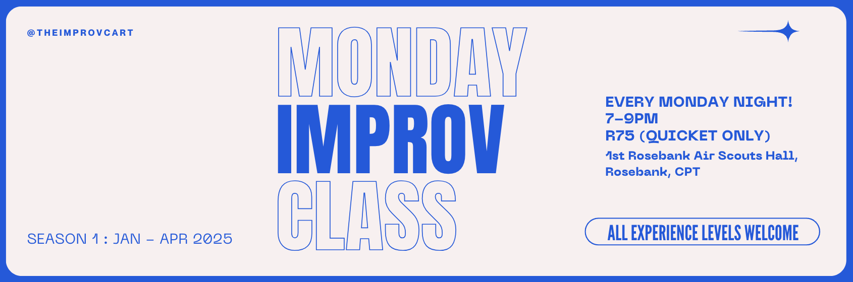 Monday Improv Class 20 Jan