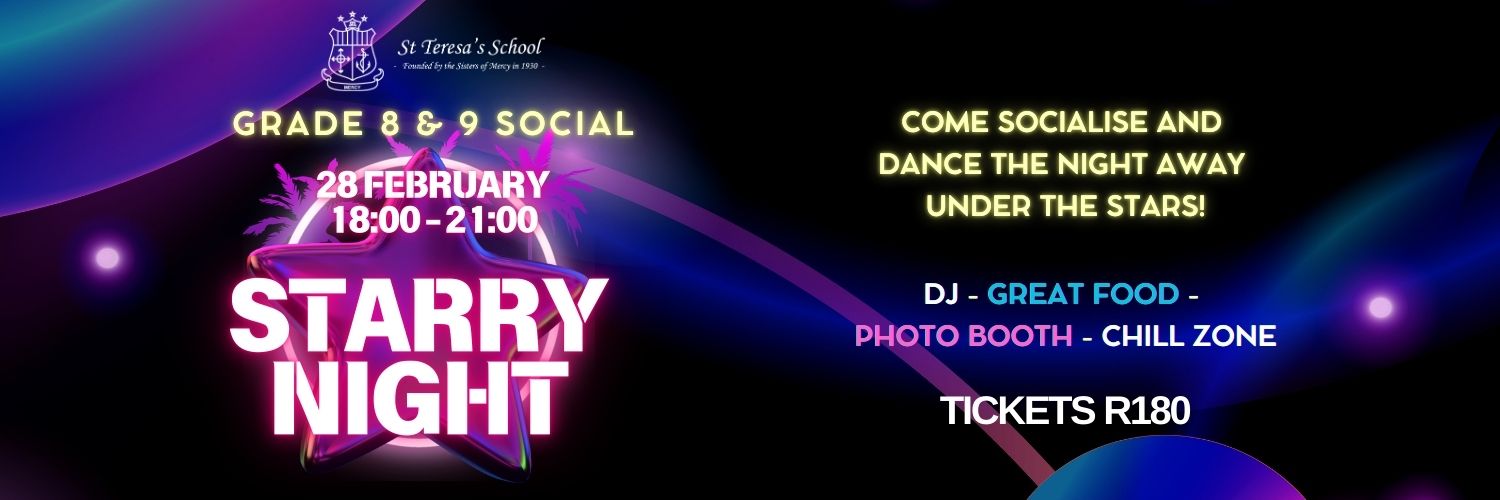 St Teresa's "Starry Night" Grade 8 and 9 Social 2025