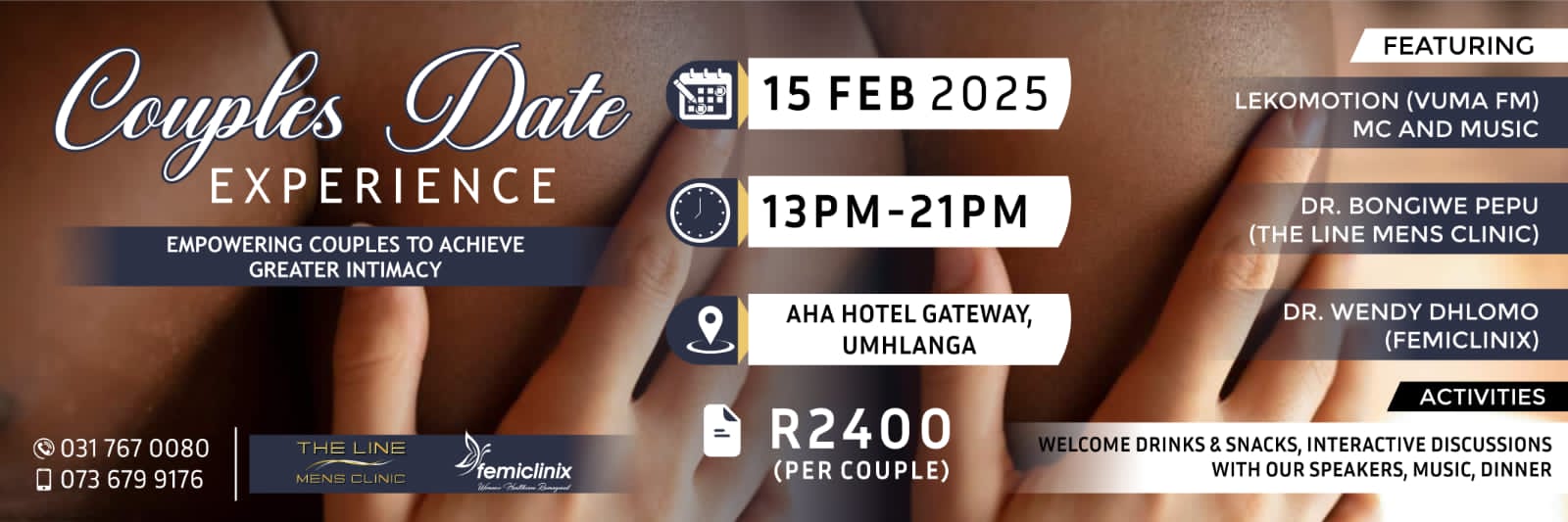 Couples date experience : Empowering couples to achieve greater intimacy