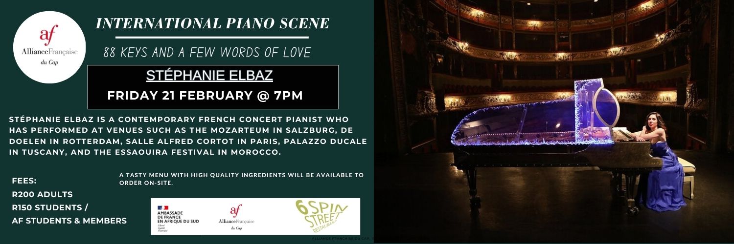 Stéphanie ELBAZ: 88 keys and a few words of love