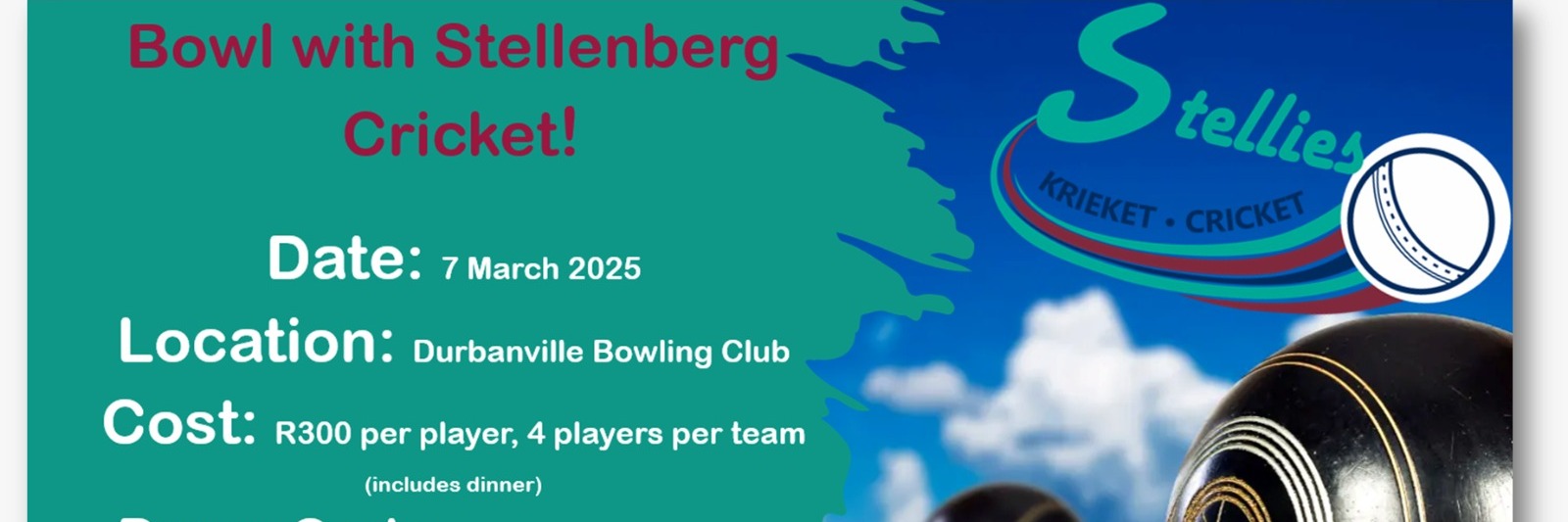 S.K.O.K - Lawn bowls fundraiser