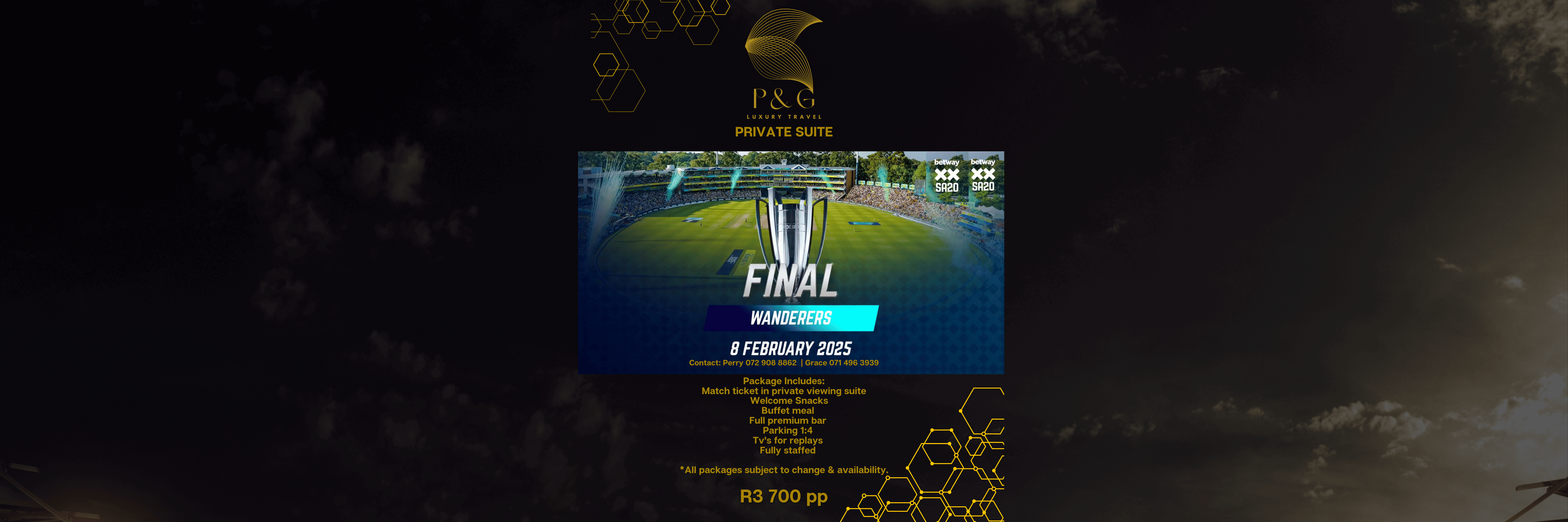 SA20 FINAL WANDERERS